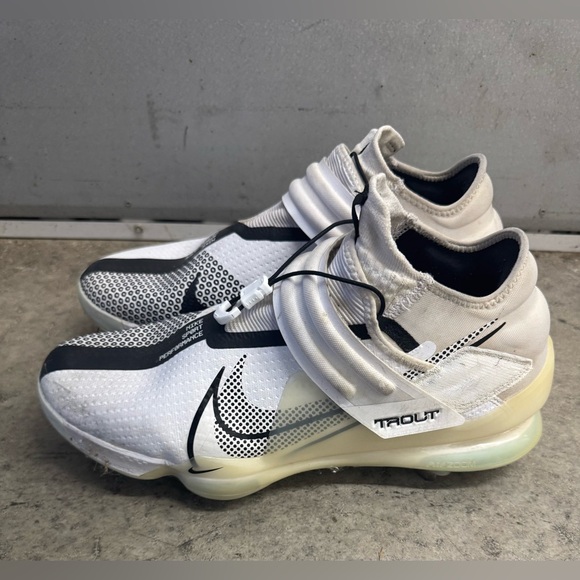 Nike Force Zoom Trout 7 Baseball Cleats White Black DC9904-103 Men’s Size 13 US - Picture 5 of 10